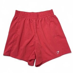 Gymshark Women's Woven Pocket High Waisted Shorts Size XS Sportswear Gym